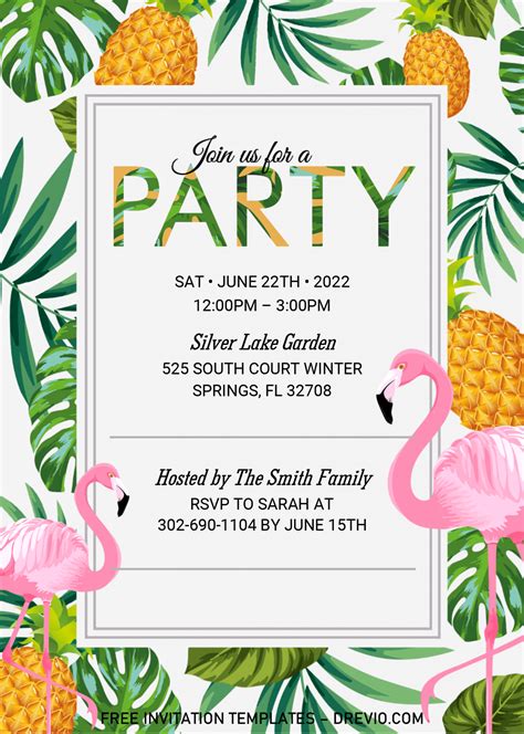 summer party invitation ideas